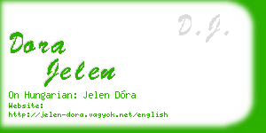 dora jelen business card